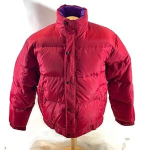 Lands End Vintage Goose Down Puffer Coat